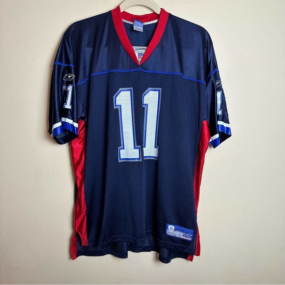Reebok NFL Equipment Drew Bledsoe Buffalo Bills Short Sleeve Mens Jersey 2XL - Picture 11 of 11